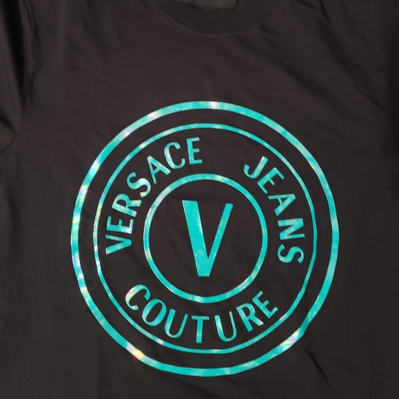 Versace Jeans Couture Iconic Iridescent Emblem Tee - Picture 6 of 10